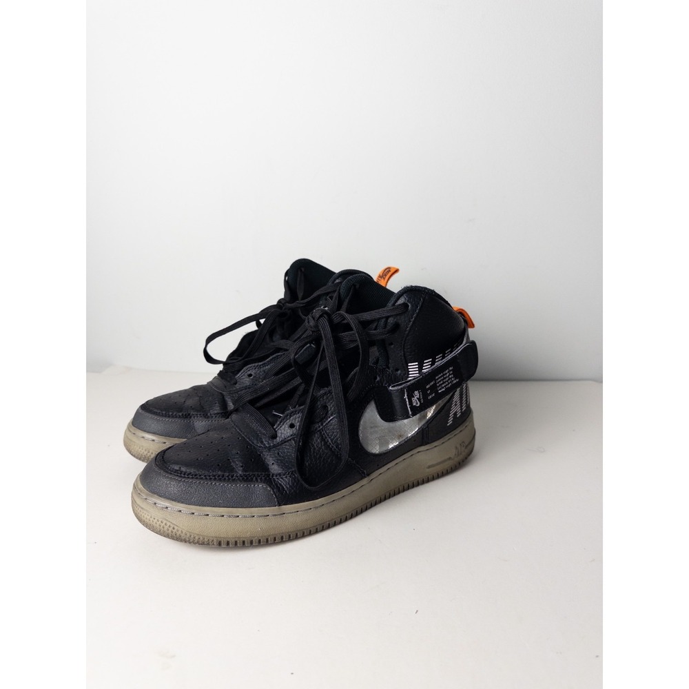 Nike CQ0449-001 Air Force 1 High Under Construction Mens US 10.5 Mid Lace Up